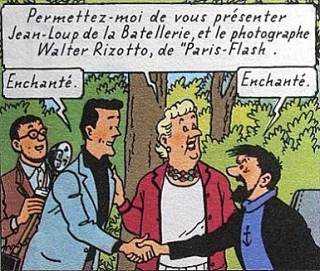 Illustration article Entretien avec Hergé